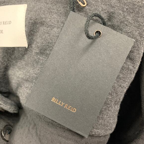 BILLY REID Size XXL Gray Cotton Polyester Shirt Jacket - Picture 6 of 6